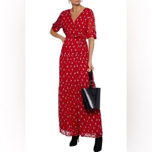 NWT ba&sh madona rouge lady dress